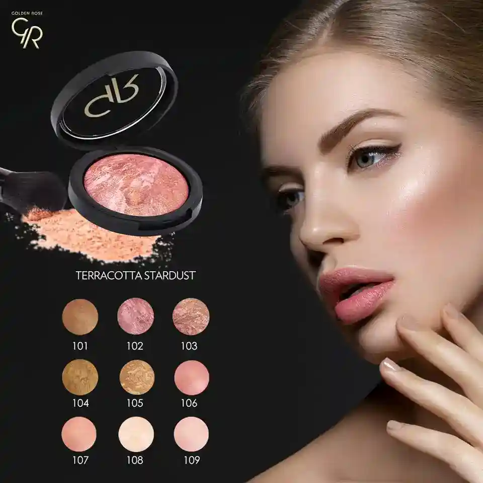 رژگونه سنگی گلدن رز - گالری دلربا