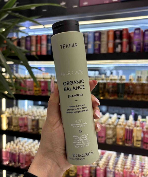 شامپو بدون سولفات Organic Balance لاکمه مناسب موهای کراتینه و بوتاکس شده - گالری دلربا