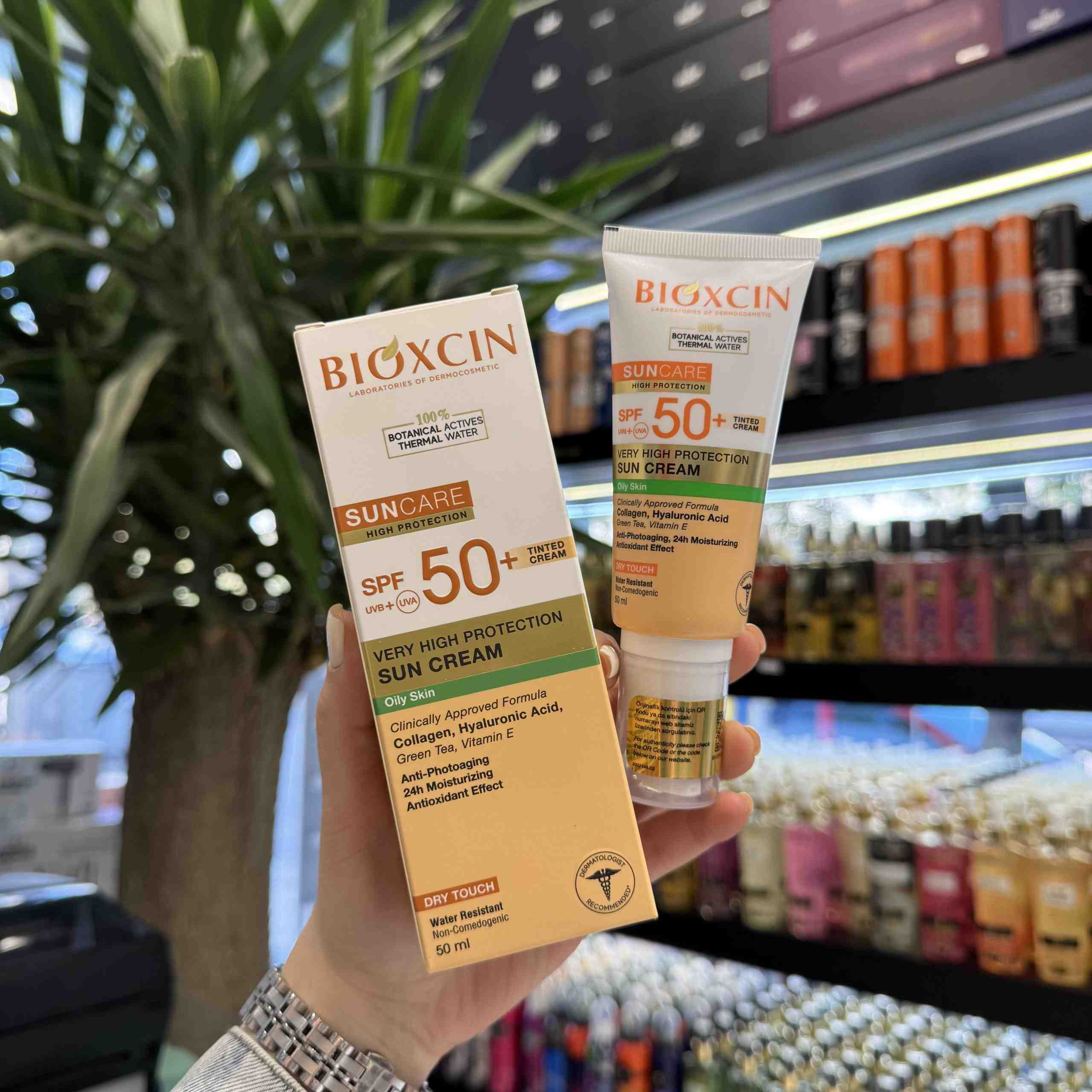 ضدآفتاب رنگی بیوکسین SPF+50 - گالری دلربا