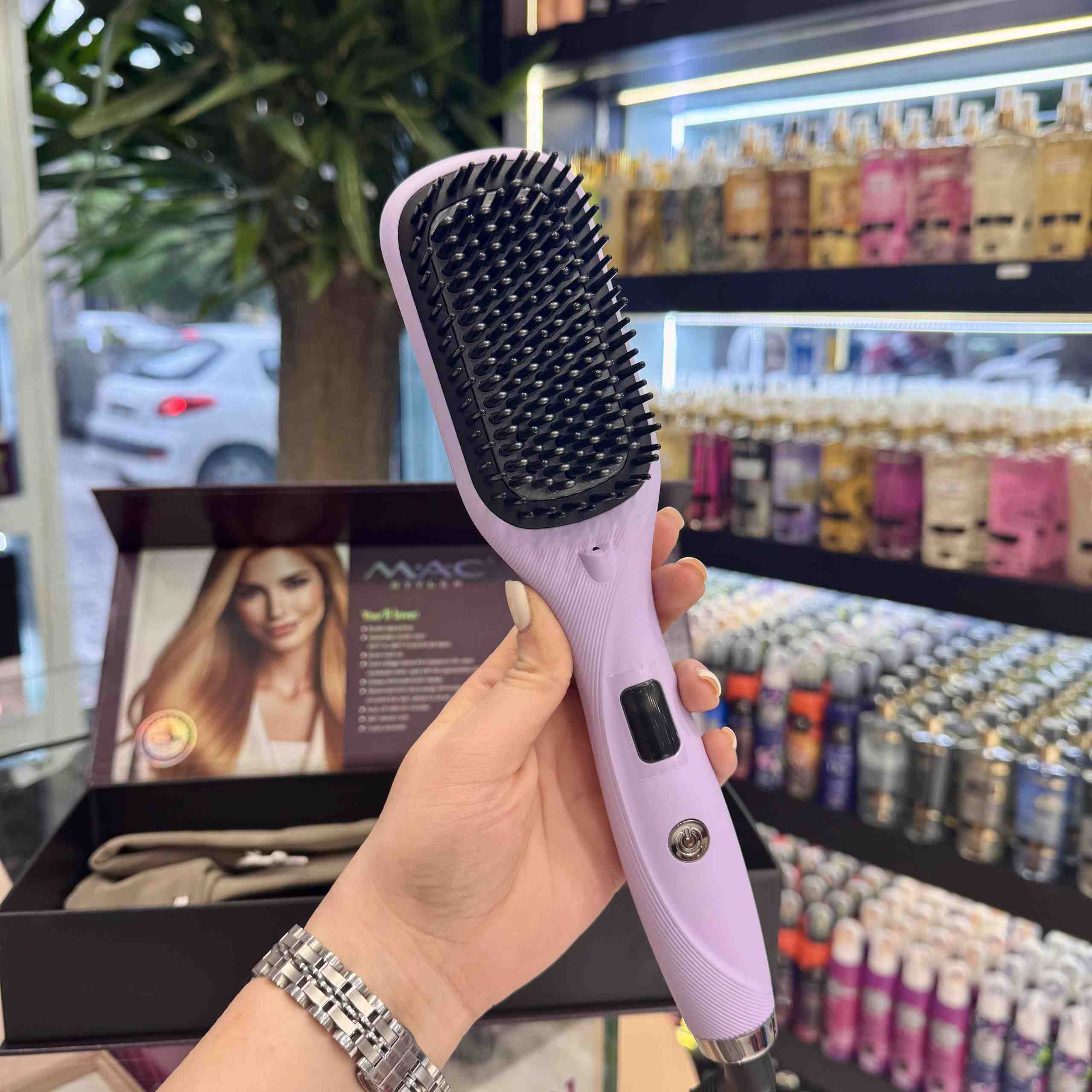 برس حرارتی آیونیک سرامیکی مک استایلر بنفش MAC - گالری دلربا
