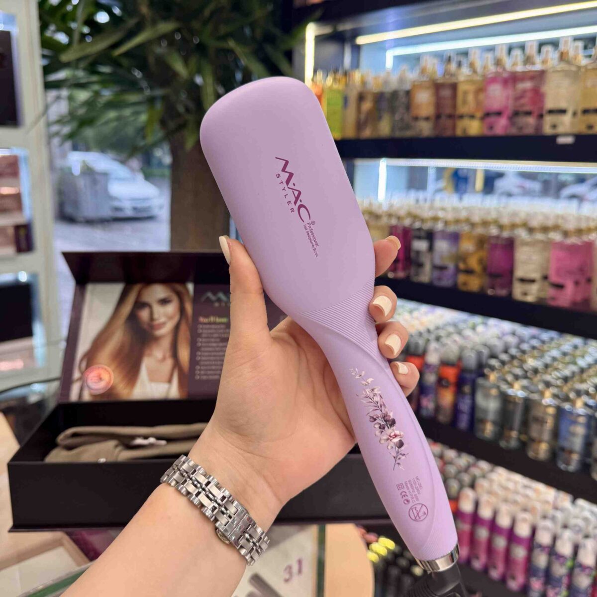 برس حرارتی آیونیک سرامیکی مک استایلر بنفش MAC - گالری دلربا