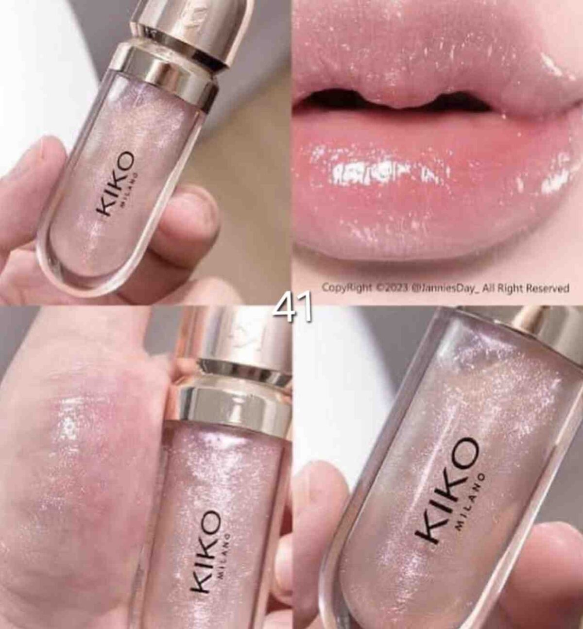 لیپ گلس شماره ۴۱ کیکو KIKO Milano - گالری دلربا
