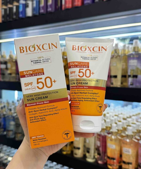 ضد آفتاب بی رنگ spf ۵۰ بیوکسین BIOXCIN میل ۱۵۰ - گالری دلربا