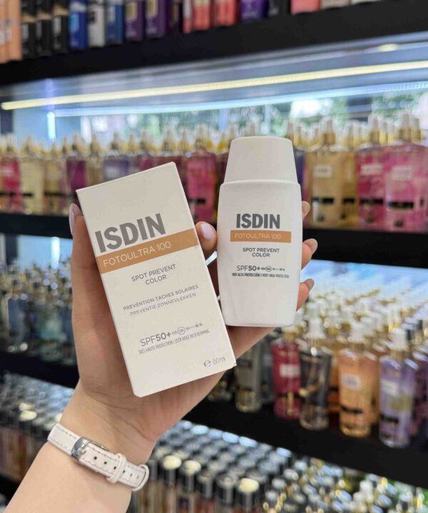 ضدآفتاب رنگی ایزدین spf+50 برند ISIDIN - گالری دلربا