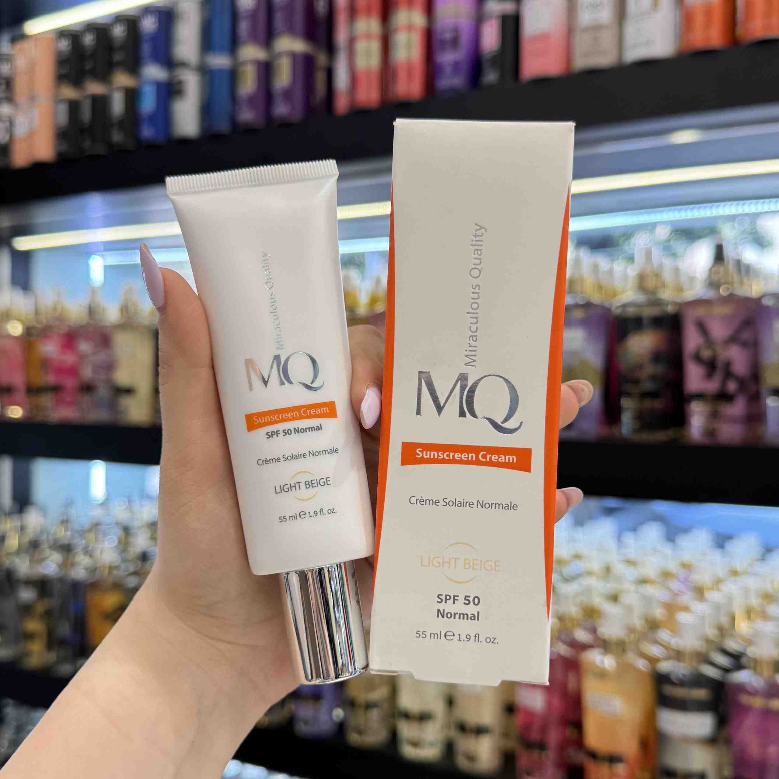 ضد افتاب رنگی ام کیو spf+50 در رنگبندی MQ - گالری دلربا